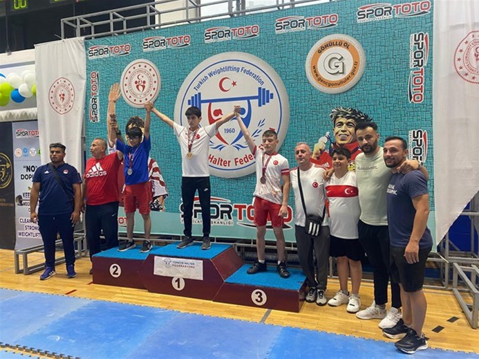 Minikler ve U15 Türkiye Halter Şampiyonası’nda Haltercilerimizden Büyük Başarı
