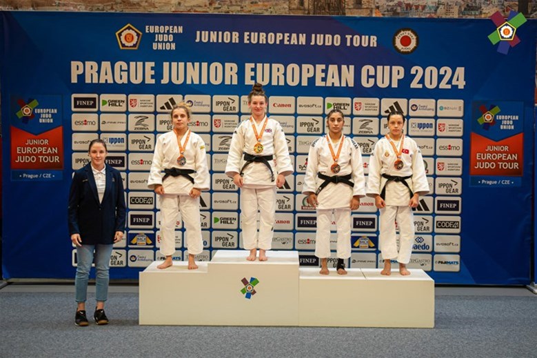 Genç Judocumuz Begümnaz DOĞRUYOL, Avrupa Judo Kupası'nda Bronz Madalya Kazandı