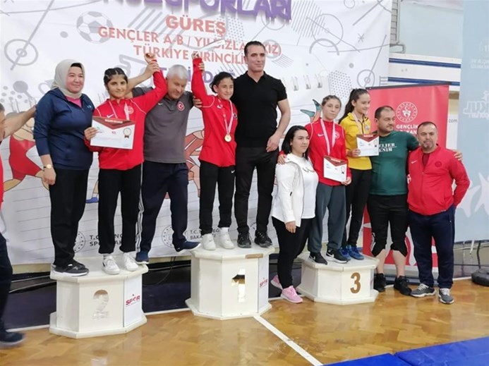 Okul  Sporları Kadınlar Güreş Türkiye Şampiyonası’nda Sporcularımızdan Büyük Başarı