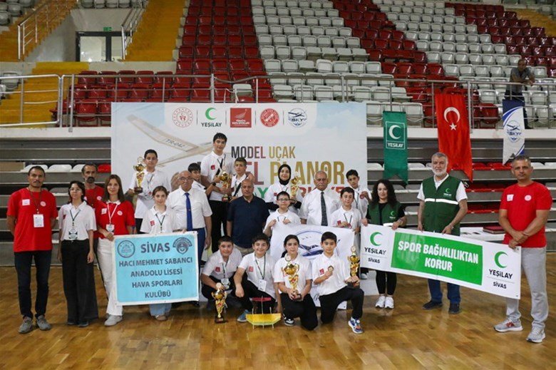 Model Uçak–Model Planör Yeşilay Türkiye Şampiyonası Sivas’ta Başarıyla Tamamlandı.