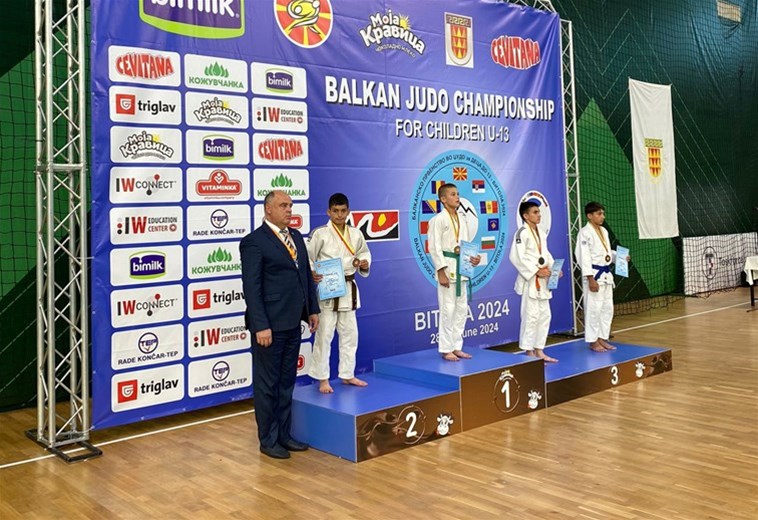 Minikler Balkan Judo Şampiyonası’nda Sivas Sporcu Eğitim Merkezi Sporcumuz Davut GEZ, Balkan İkincisi Oldu!